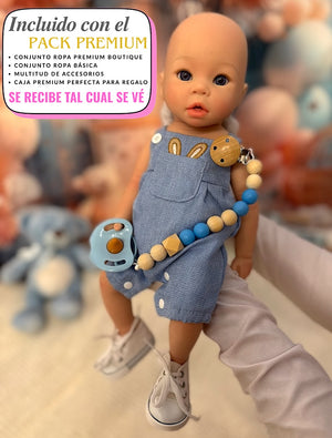Muñeco Reborn Silicona Andy Niño 40cm / 1,7kg