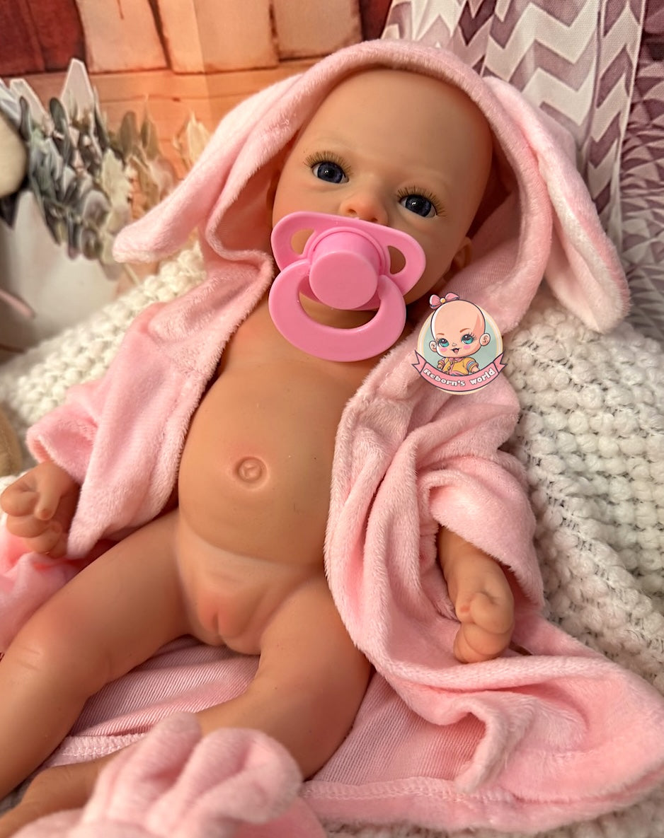 Muñeca Reborn Silicona Ariel Niña Hiperrealista 33cm / 1,2kg