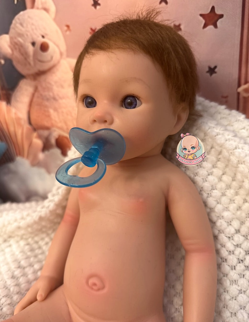 Muñeco Reborn Silicone Pelo Andy Niño 40cm / 1,7kg