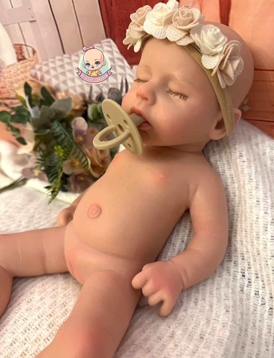 Poupée Reborn Silicona Alma Niña 37cm / 1,6kg
