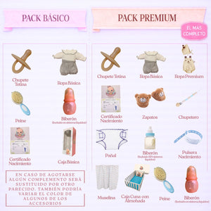 Muñeco Reborn Silicona Pelo Leni Niño 37cm / 1,6kg - Bebe 🍼 y hace Pis 💧