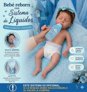 Muneco Reborn Lenie Nino Pelo Liquidos Info