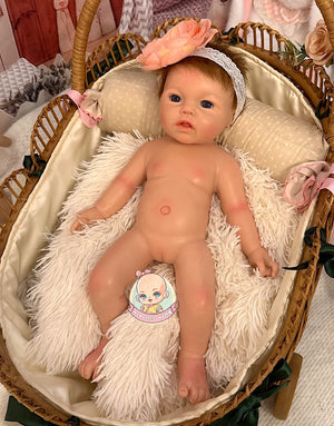 bebe reborn pelo natural injertado