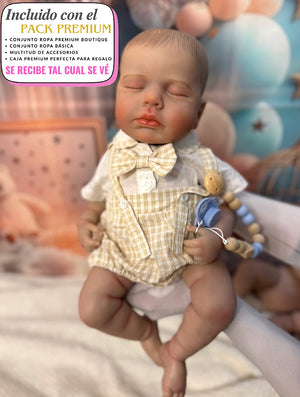 muñeco reborn lou lou dormido premium