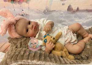 Bebe Reborn Muñeca / Muñeco Lou Lou Despierto Ojos Abiertos - Reborn's World