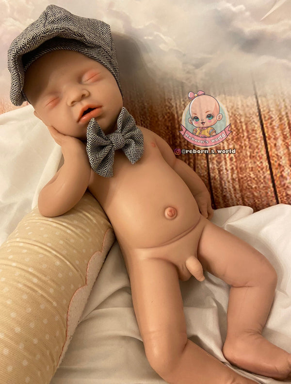 Bebe Reborn Silicona Platino Blanda Cuerpo Completo Samy Niño - 46cm / 3kg - Reborn's World