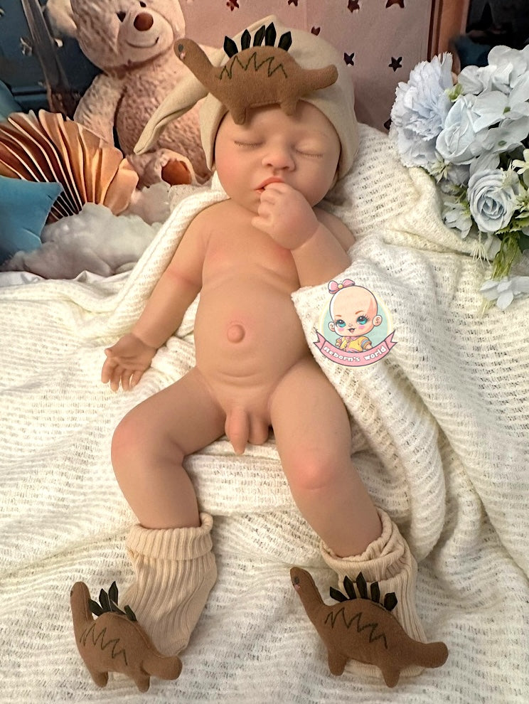 Muñeco Reborn Silicona Royal Niño 46cm / 2,7kg