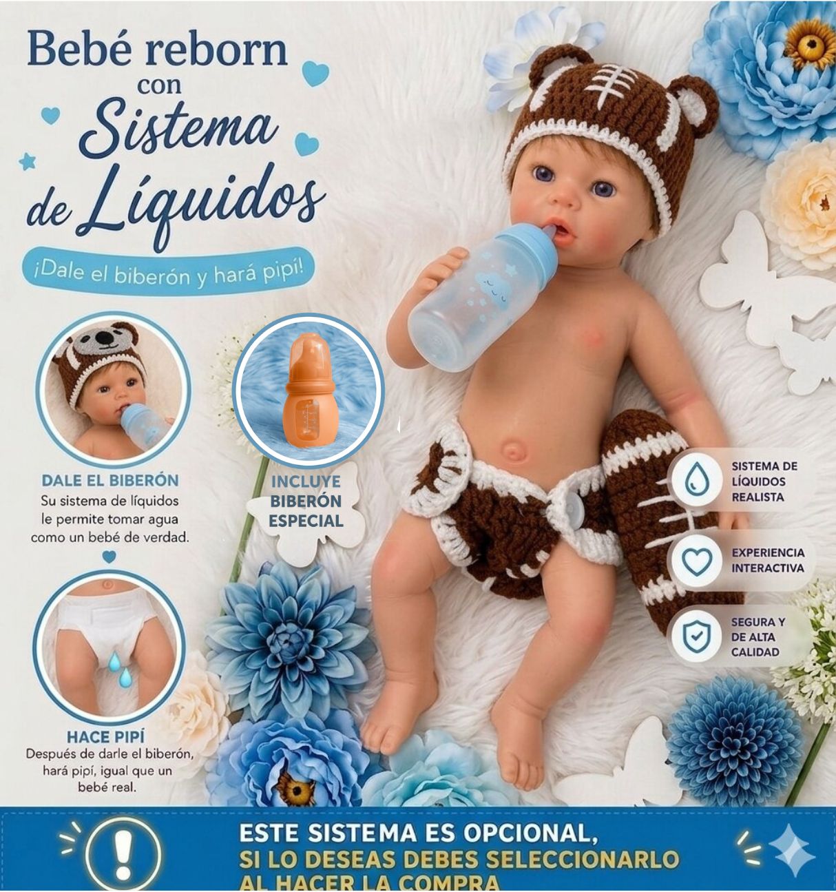 muñeco reborn andy nino sistema liquidos info