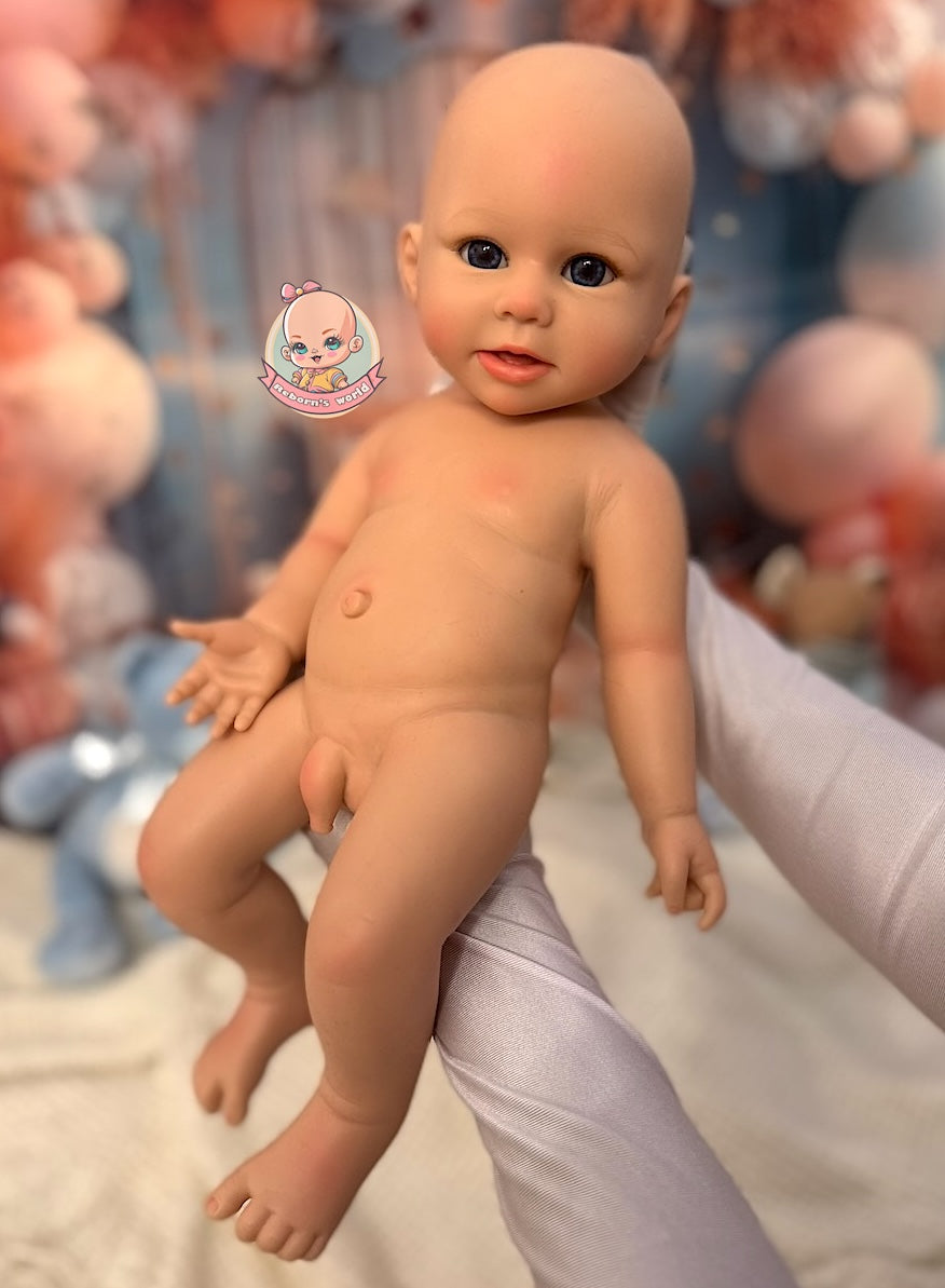 Muñeco Reborn Silicona Noah Niño 47cm / 2,8kg