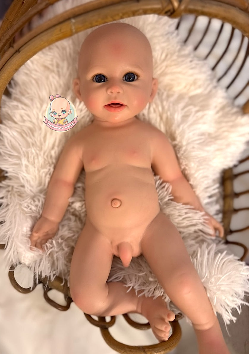 Muñeco Reborn Silicona Noah Niño 47cm / 2,8kg