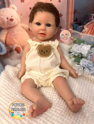 Muñeco Reborn Silicona Pelo Noah Niño 47cm / 2,8kg