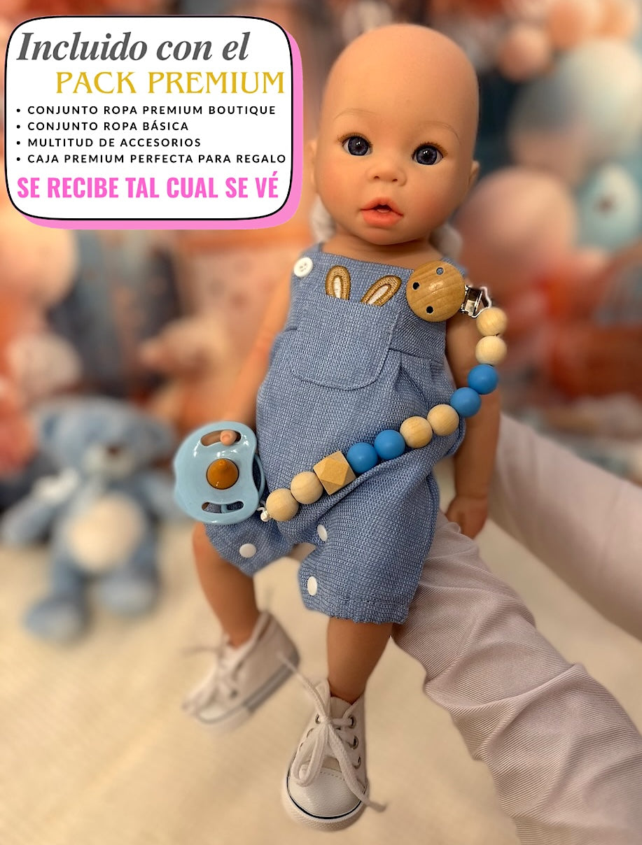 Muñeco Reborn Silicona Andy Niño 40cm / 1,7kg