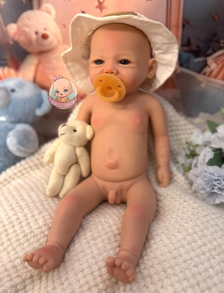 Poupée Reborn Silicone Carles Garçon 46cm / 2,7kg