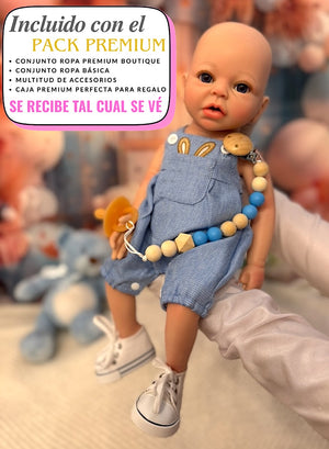 Muñeco Reborn Silicona Anuk Niño 40cm / 1,7kg