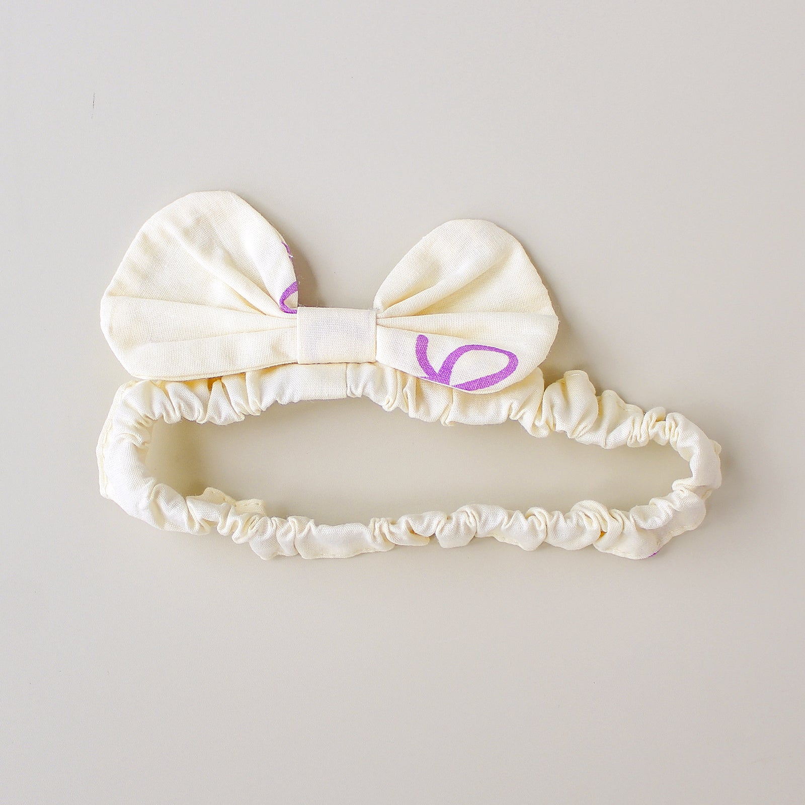 Conjunto pelele lazos con cuello de encaje y diadema lazo - Para bebés reborn de 44 a 52 cm