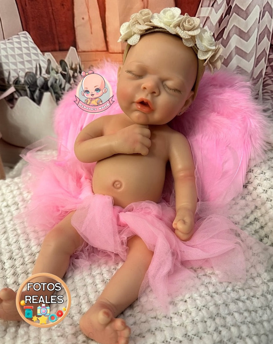 Poupée Reborn Silicona Zoe Niña 33cm / 1,2kg