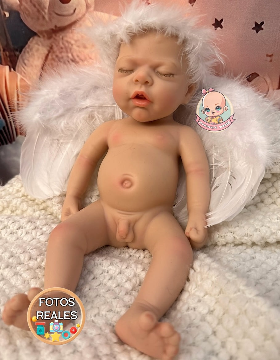 Muñeco Reborn Silicona Leo Enfant 33cm / 1,2kg