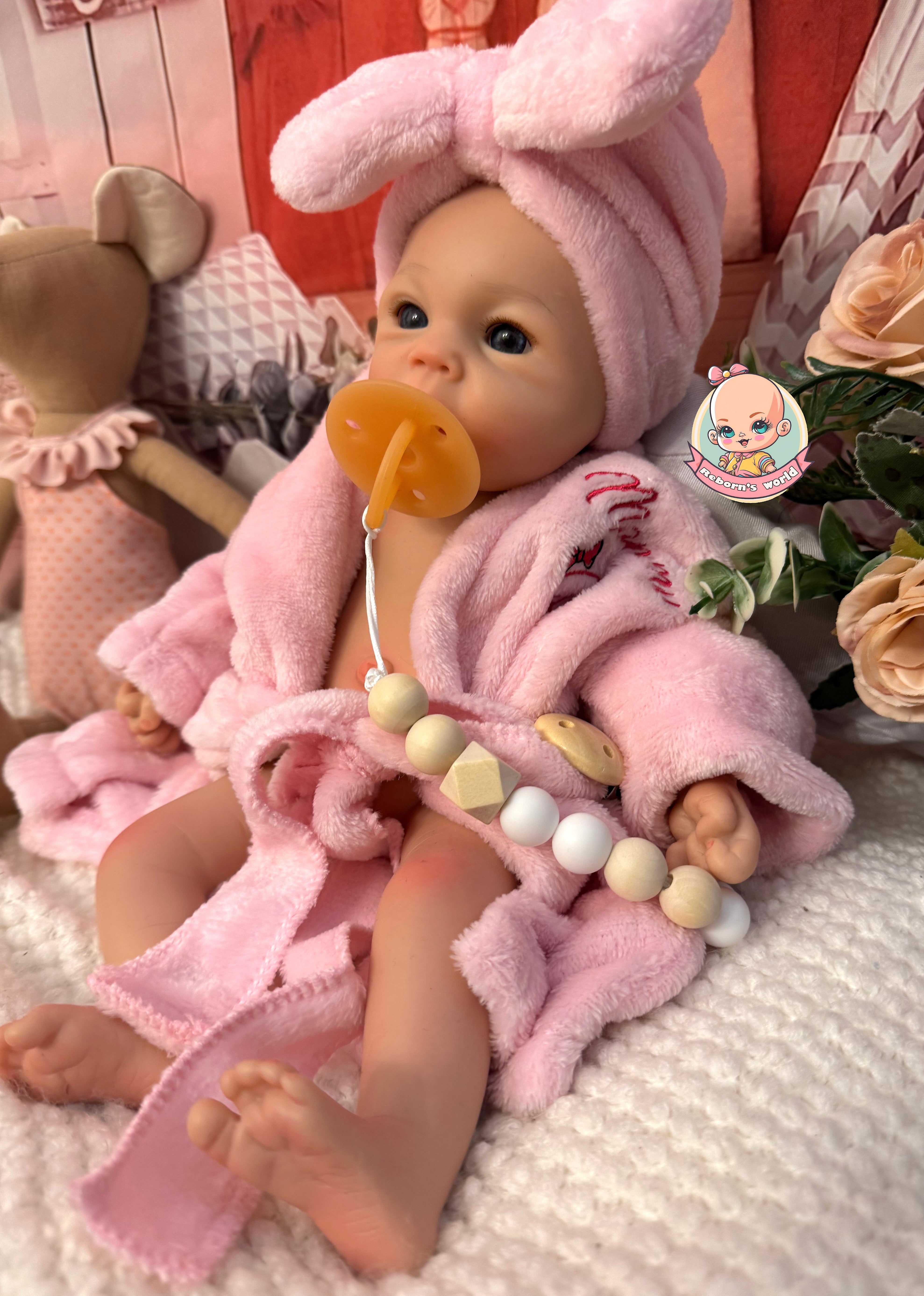 Muñeca Reborn Silicona Leslie Prematura Niña 36cm / 1,6kg