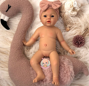 Muñeca reborn leslie silicona blanda fotos reales