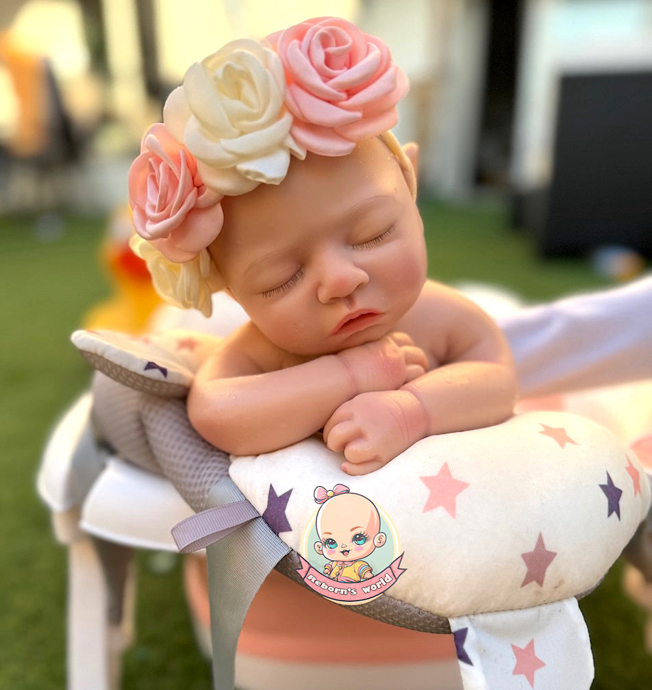 Muñeca reborn silicona blanda completa que se pueda mojar 