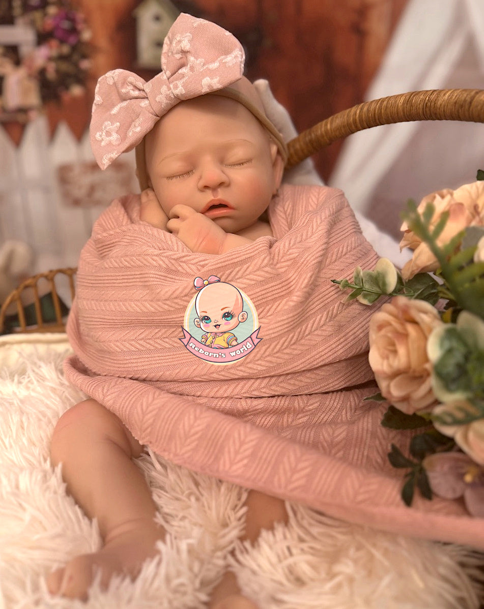 Muñeca reborn silicona blanda platino artesanal Royal