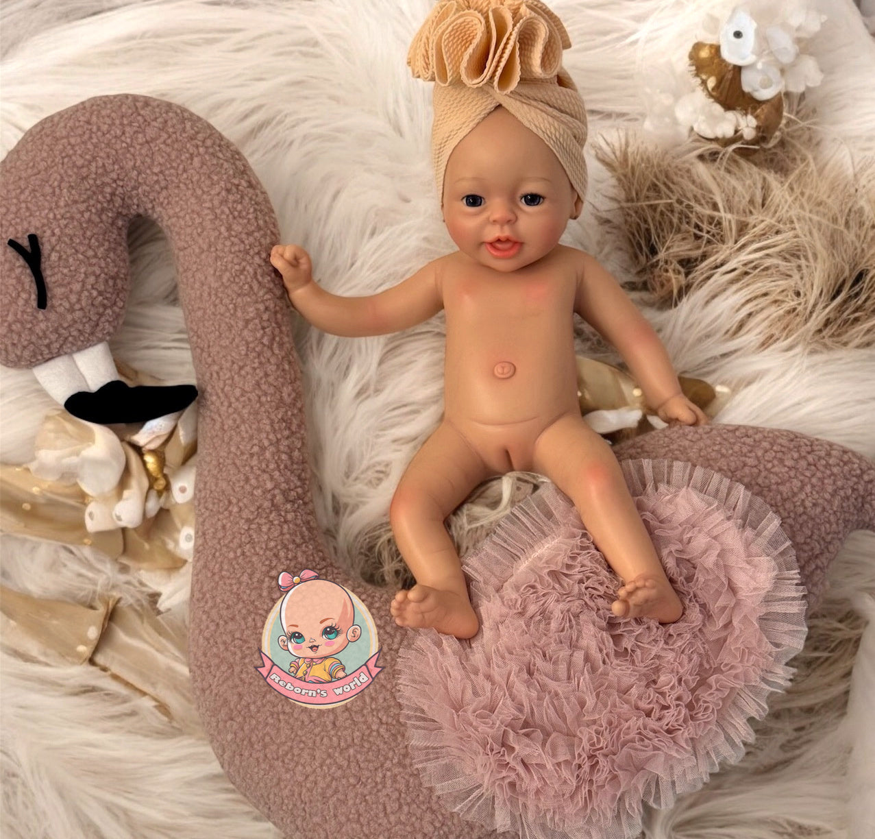 Muñeca reborn silicona blanda platino bimba juguete