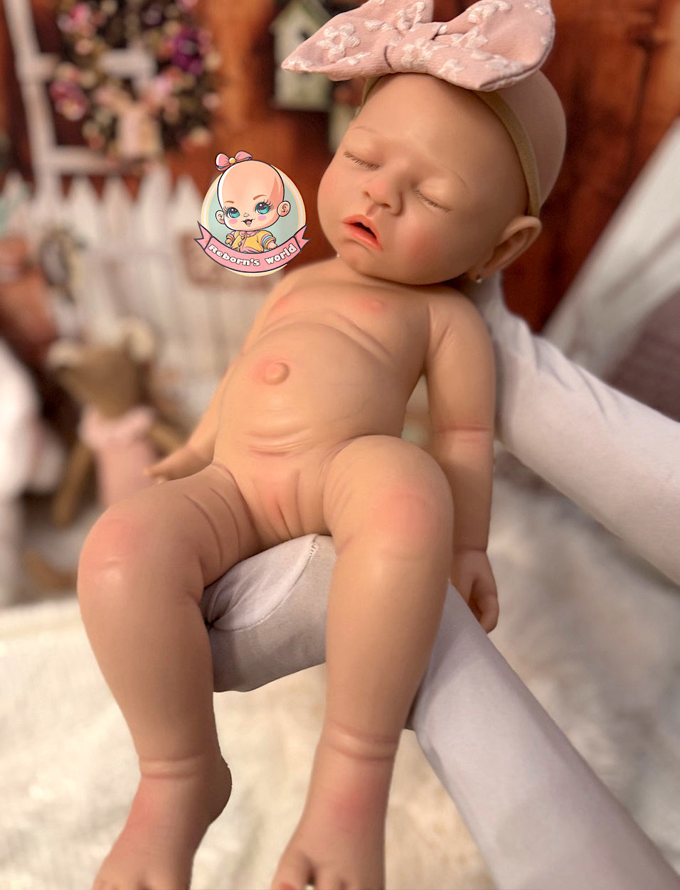Muñeca reborn silicona blanda platino cuerpo completo flexible Royal