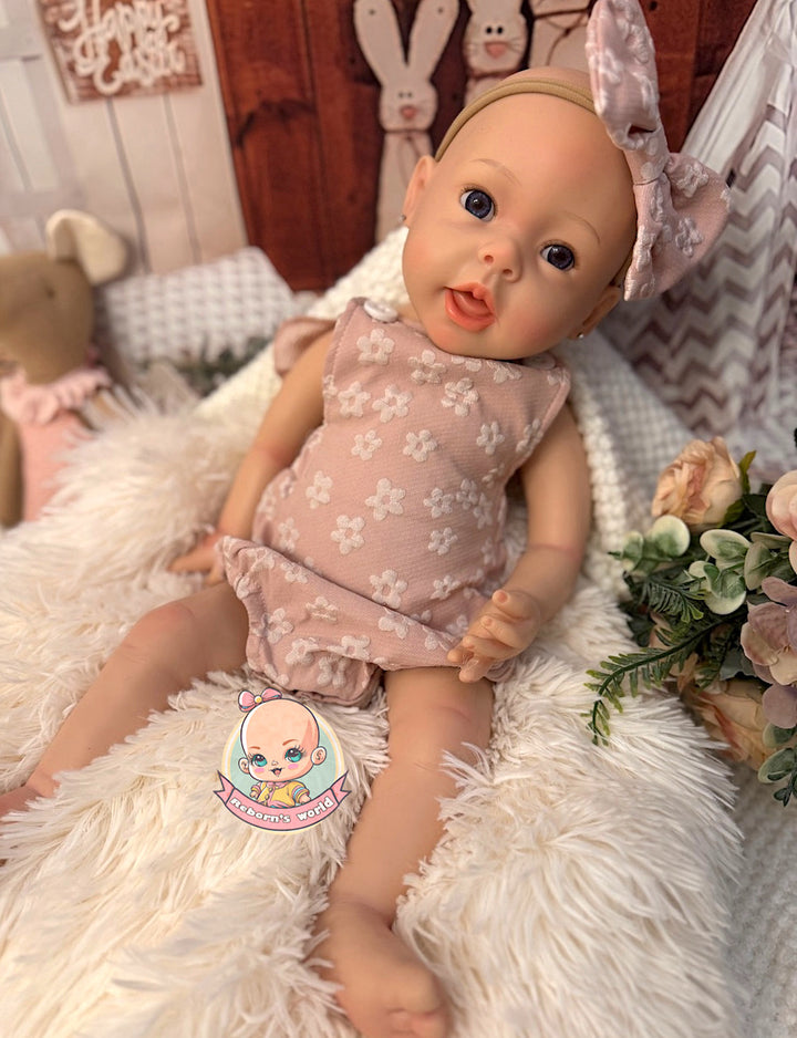 Muñeca reborn silicona blanda platino realista Martina