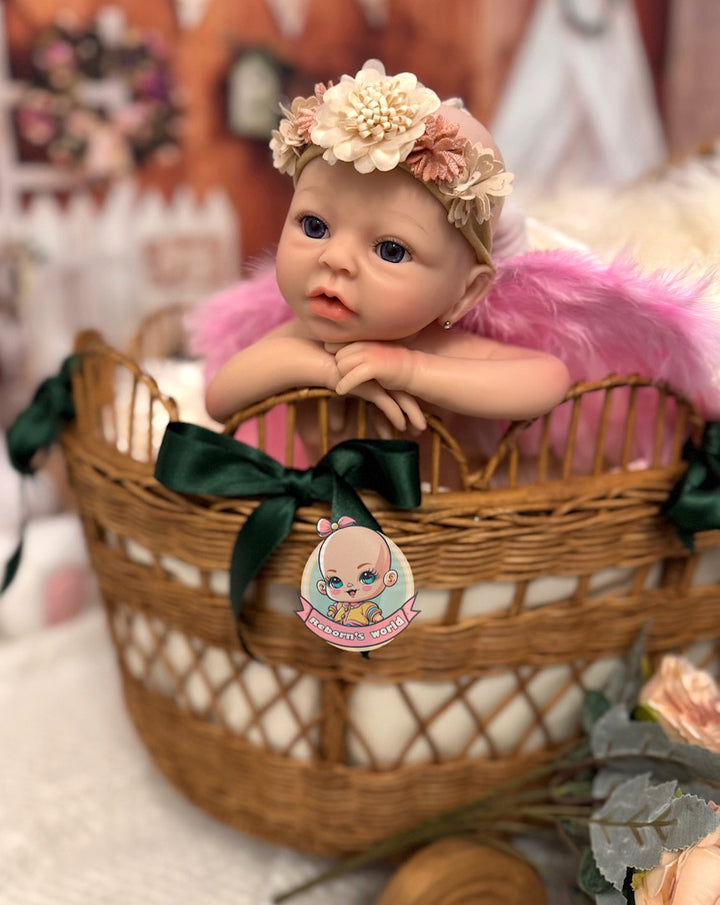 Muñeca reborn silicona blanda platino realista Noa