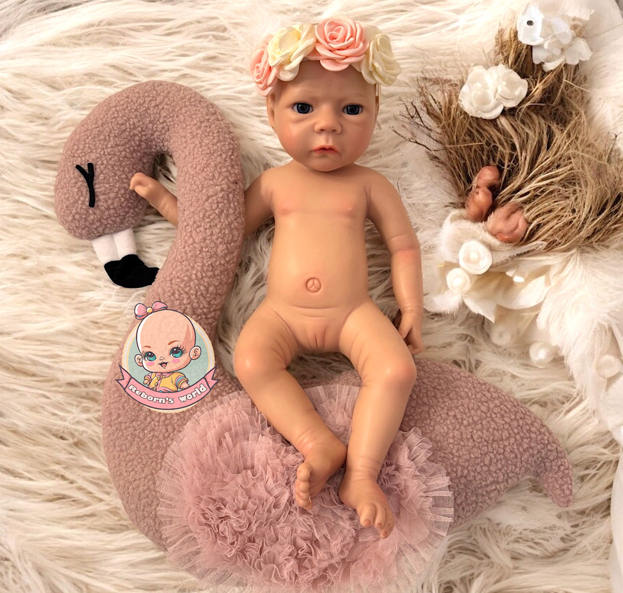 Muñeca reborn silicona platino blanda Valeri flexible