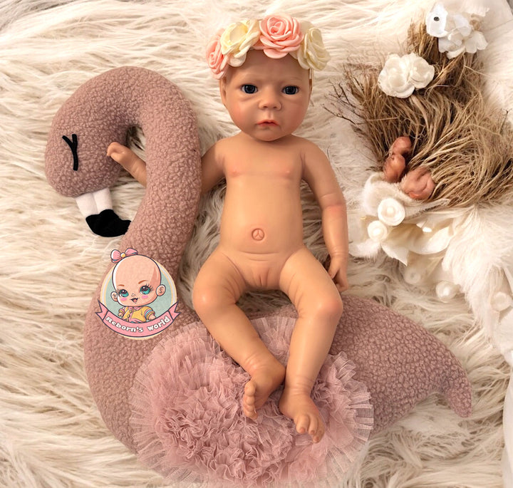 Muñeca reborn silicona platino blanda Valeri flexible