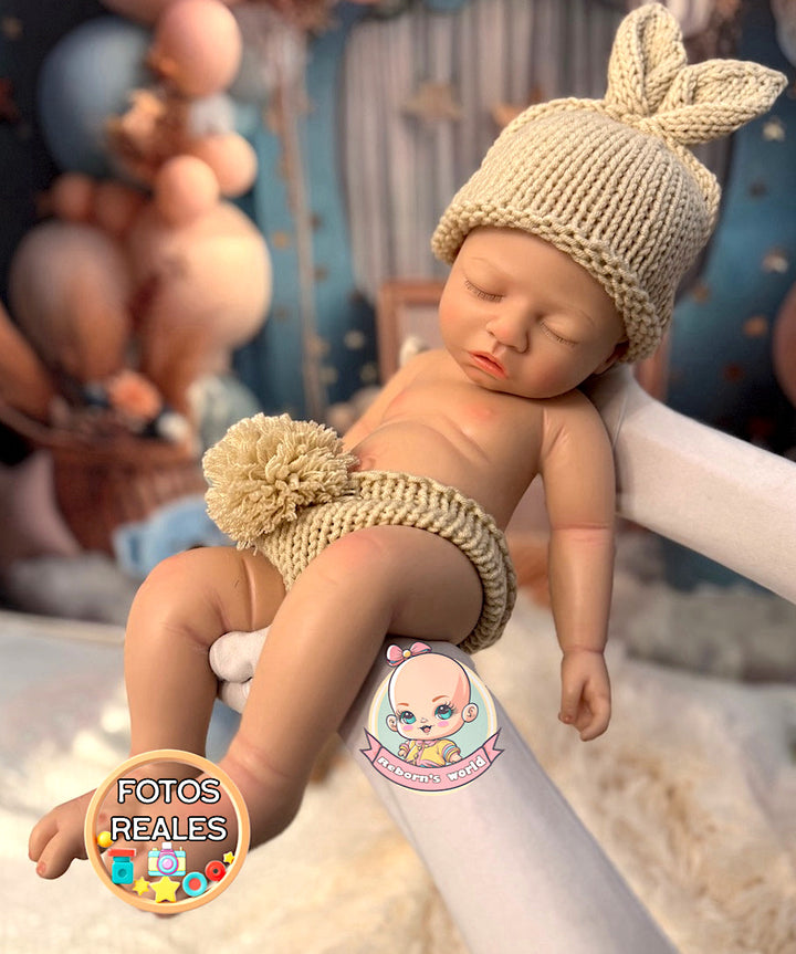 Muñeco reborn silicona blanda cuerpo completo caída de cabeza niño Royal