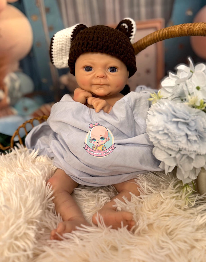 Muñeco reborn silicona blanda platino hecho a mano niño Isaac