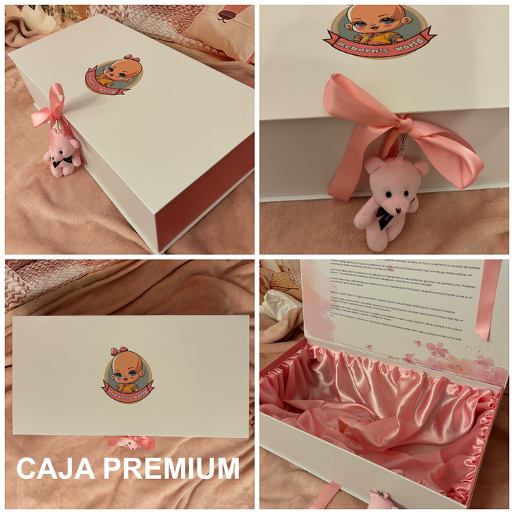 bebe reborn silicona pack premium caja regalo comunion navidad