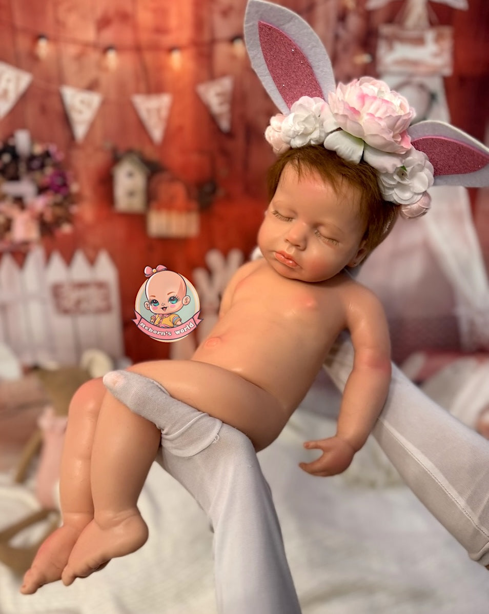 bebe reborn con pelo natural