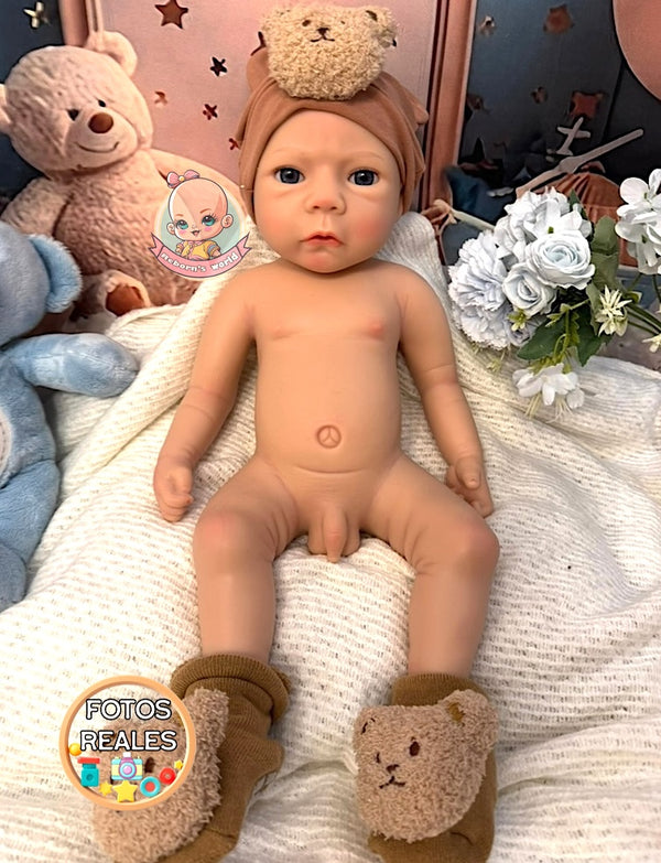 bebe reborn muñeca silicona blanda niño