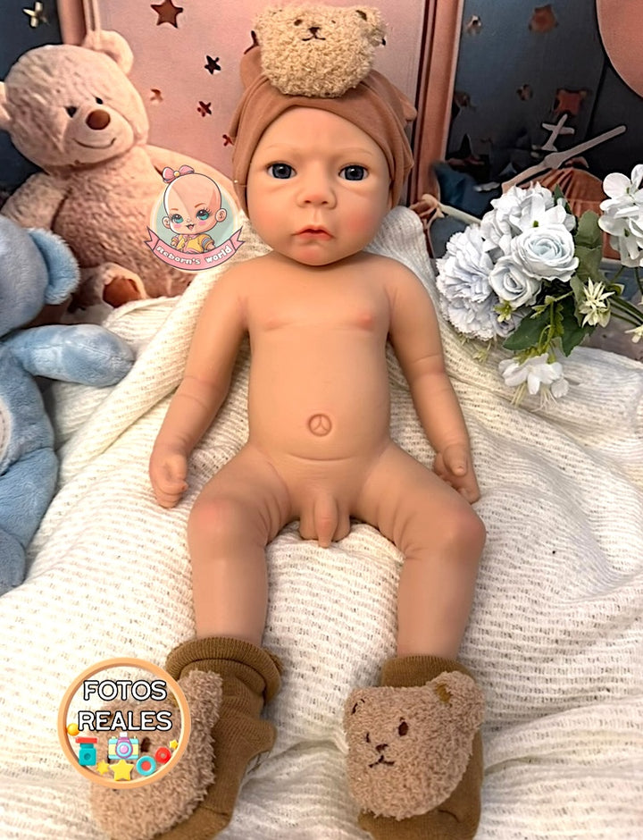 bebe reborn muñeca silicona blanda niño