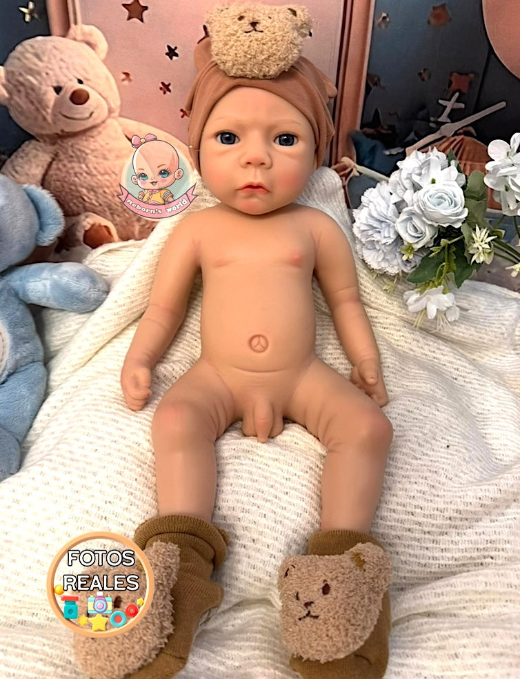 bebe reborn muñeca silicona blanda niño