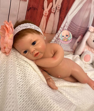 bebe reborn pelo injertado a mano
