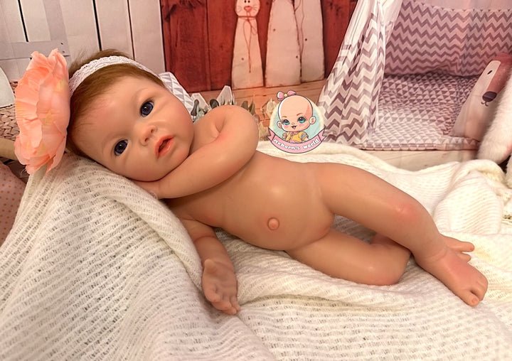 bebe reborn pelo silicona