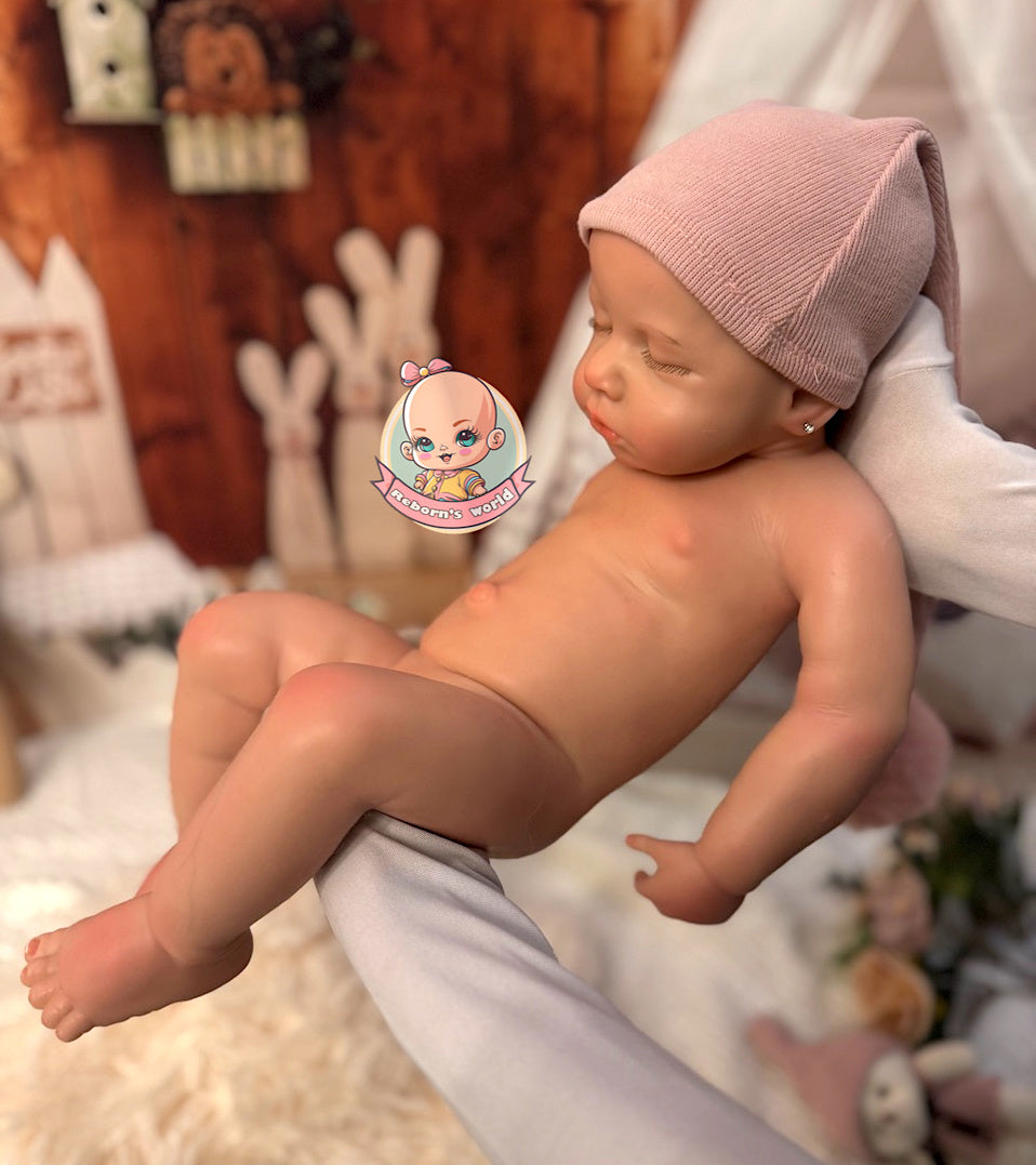 bebe reborn silicona dormida