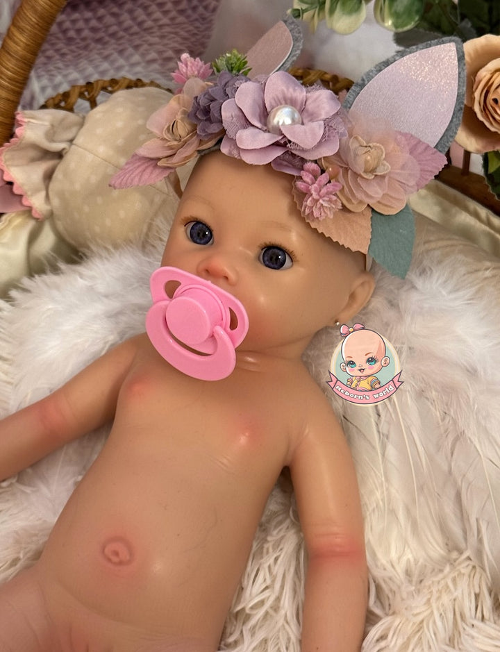 muñeca reborn con chupete de verdad