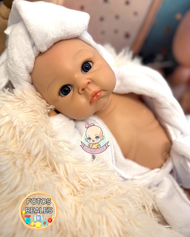 muñeca reborn silicona blanda peso real