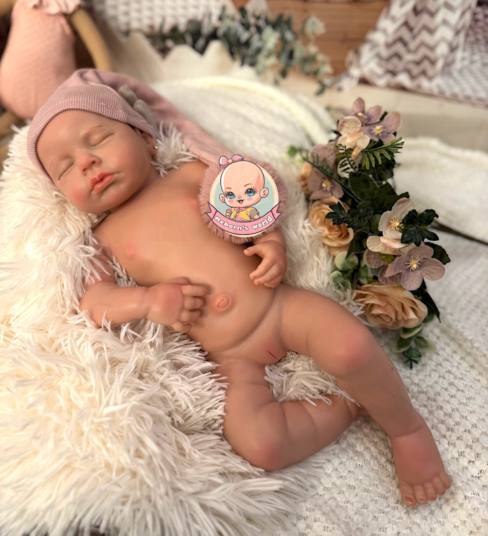 muñeca reborn silicona caida de cabeza