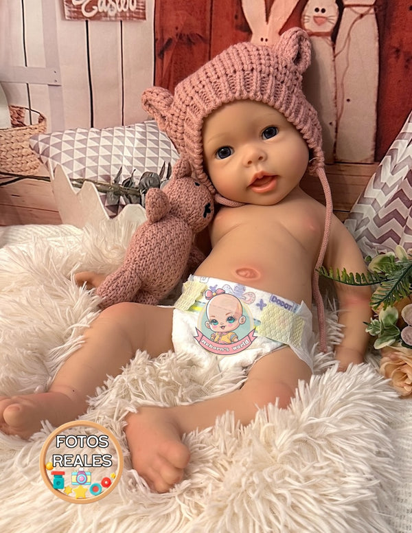 muñeca reborn con cuerpo de silicona