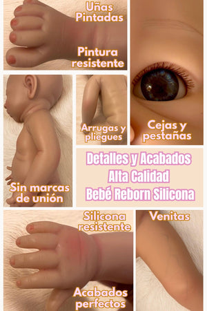 muneca reborn leslie silicona blanda detalles y diferencias