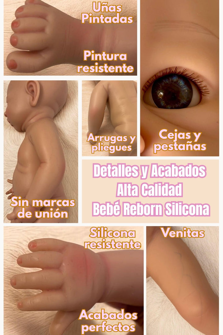 muneca reborn leslie silicona blanda detalles y diferencias