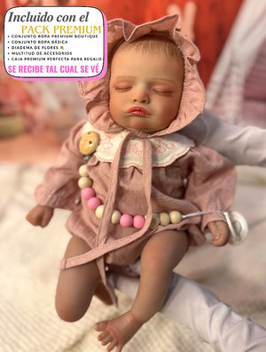 muñeca reborn rosalie niña premium