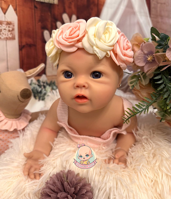 muneca reborn silicona blanda leslie cabeza despierta