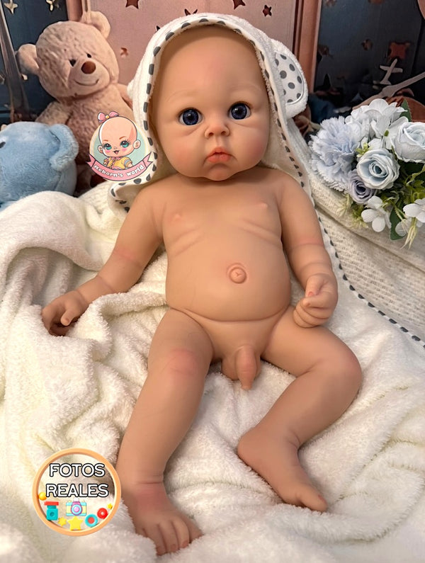muñeca reborn silicona peso real